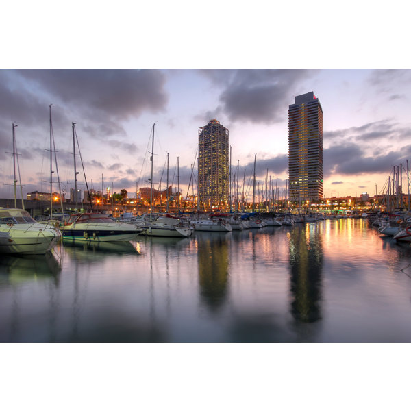 Latitude Run Darrie Barcelona, Spain by Bogdan Lazar Wrapped Canvas